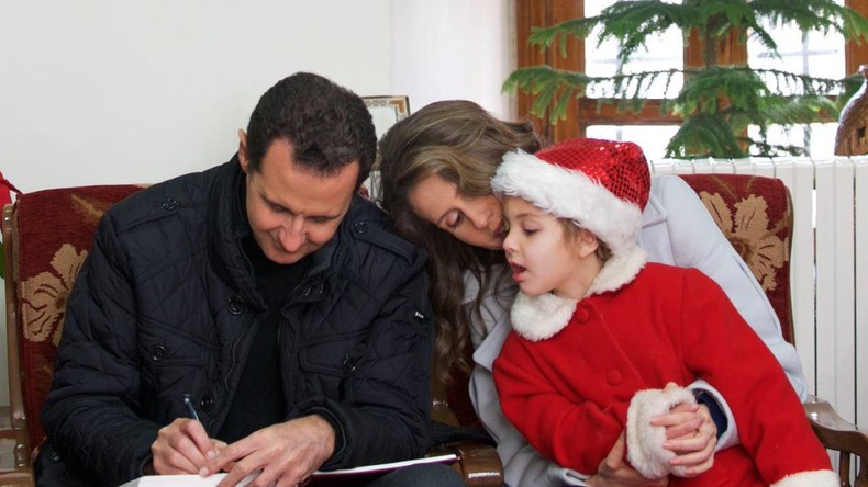 Weihnachten in Syrien: Baschar al-Assad besucht Waisenhaus nahe Damaskus