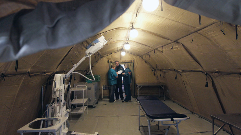 Russlands Katastrophenschutzministerium schenkt syrischen Ärzten ein Feldlazarett