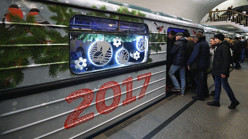 Die Moskauer U-Bahn arbeitet dieses Jahr die ganze Silvesternacht hindurch