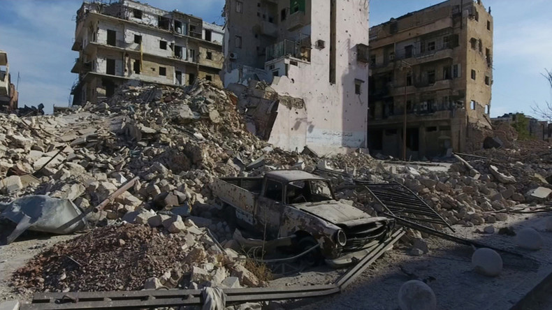 "Surreal, wie in einem Horrorfilm" - Straßenzüge von Aleppo in 360 Grad Perspektive
