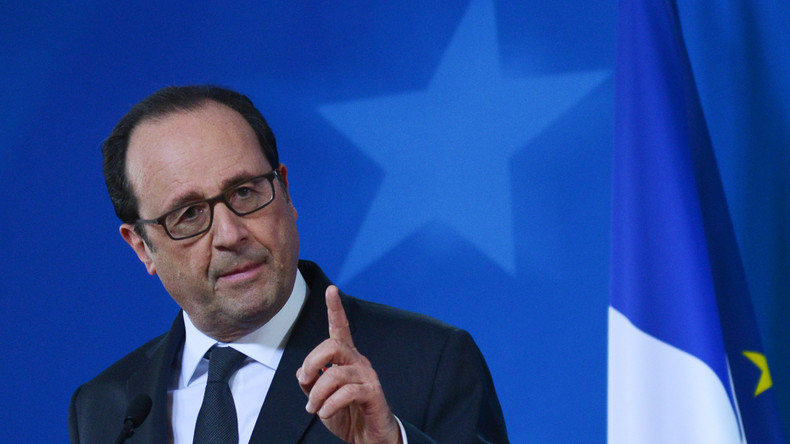 Frankreichs Präsident Hollande besucht französische Soldaten im Irak