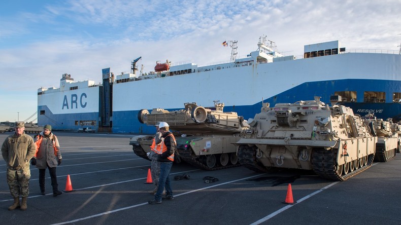 US-Panzerkompanie ist auf dem Weg nach Lettland