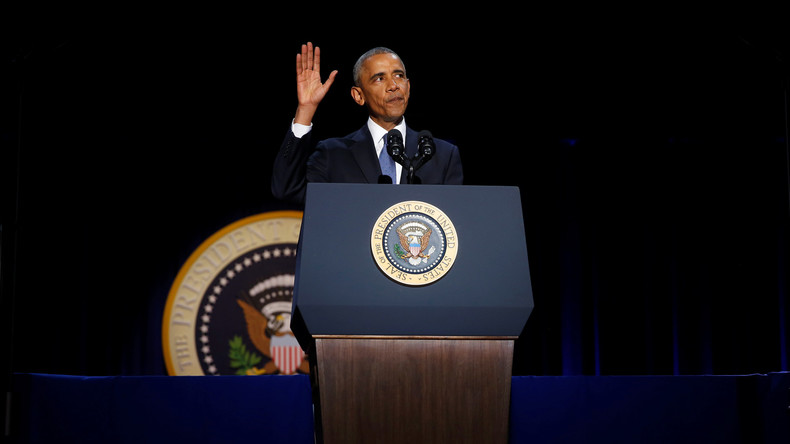 Obamas Abschiedsrede: Russland und China können US-Einfluss rund um die Welt nicht erreichen