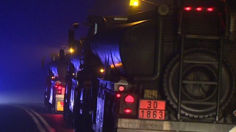 Polen: Panzergeschosse landen auf Straße nach Verkehrsunfall mit LKW der US-Armee