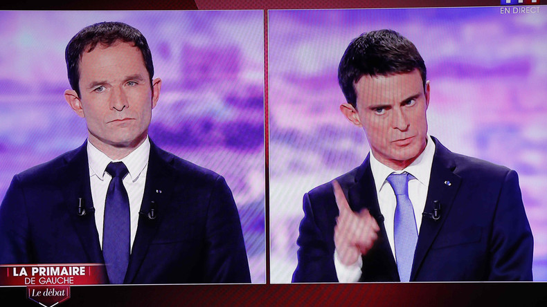 Frankreich: Hamon und Valls setzen sich bei Vorwahl der Sozialisten durch