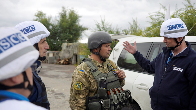 Einwohner des Donbass fordern von OSZE: Erzählt die Wahrheit oder kehrt heim!