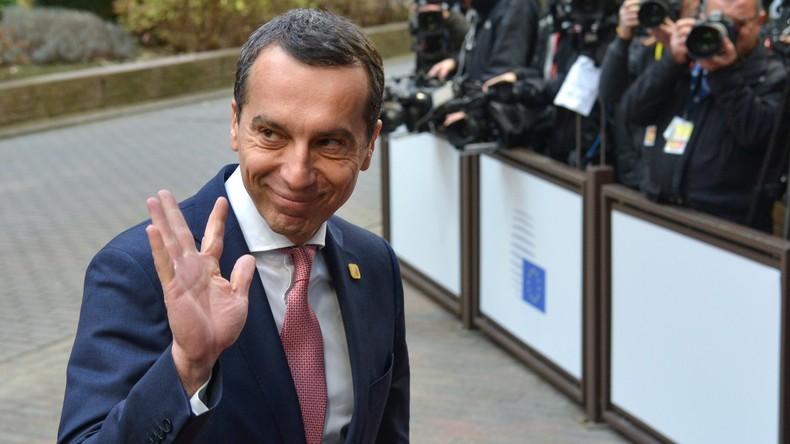 Österreichs Bundeskanzler Kern ruft zur Revision der Sanktionen gegen Russland auf
