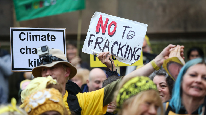 Nationaler Anti-Fracking-Tag: Proteste in Großbritannien