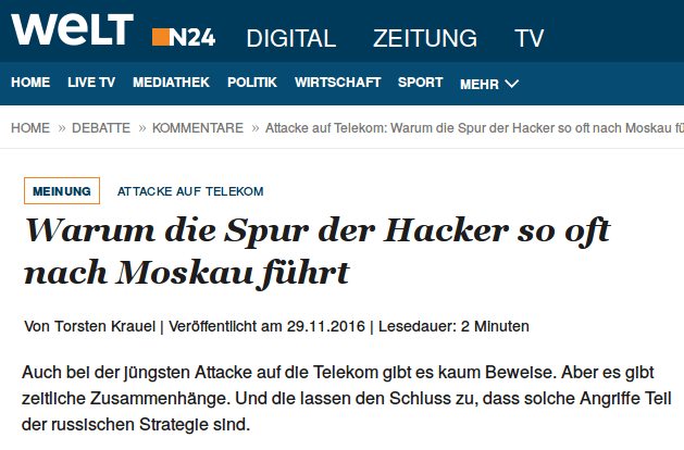 Medien und Politiker gaben Russland Schuld für Telekom-Hack – Jetzt steht fest: Es war ein Brite
