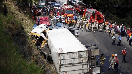 23 Menschen im Schulbus bei schwerem Unglück in Honduras gestorben