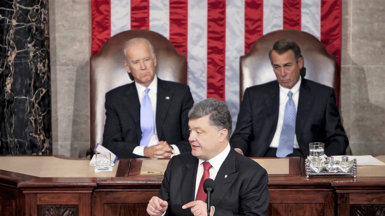 Ukrainischer Präsident Poroschenko im US-Kongress