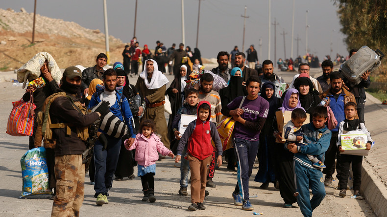 Intensive Kämpfe um Mossul: Zehntausende Zivilisten auf der Flucht