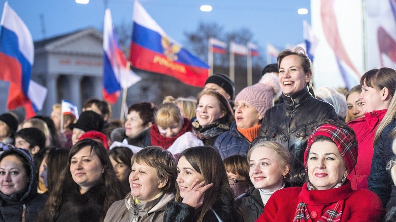 Feierlichkeiten in Simferopol