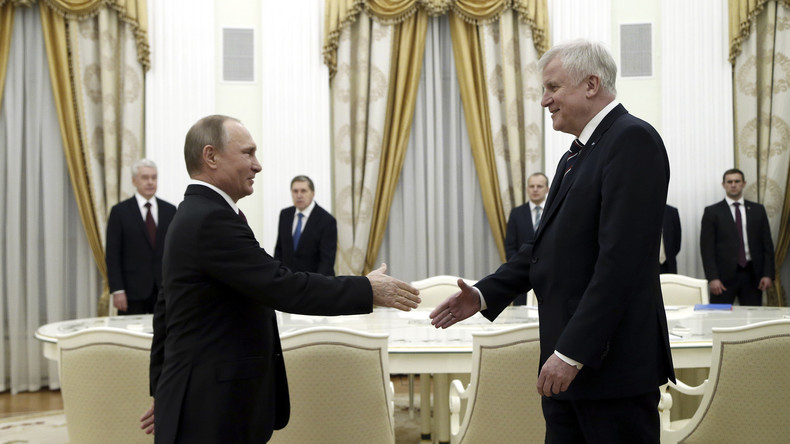 Seehofer nach Treffen mit Putin in Moskau: „Sanktionen müssen überwunden werden“