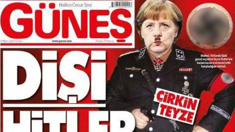 Türkische Zeitung widmet Cover „Frau Hitler“ Merkel