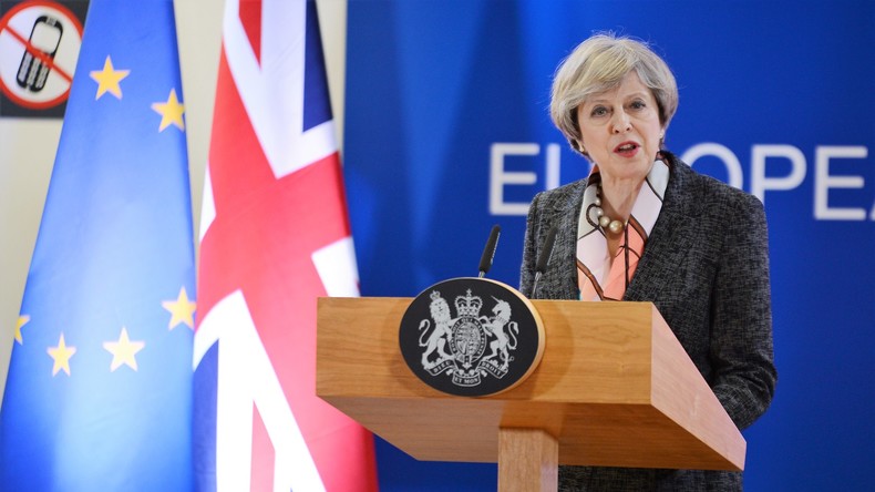 Teresa May in Brüssel