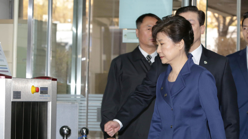 Südkoreanische Ex-Präsidentin Park Geun Hye verhaftet