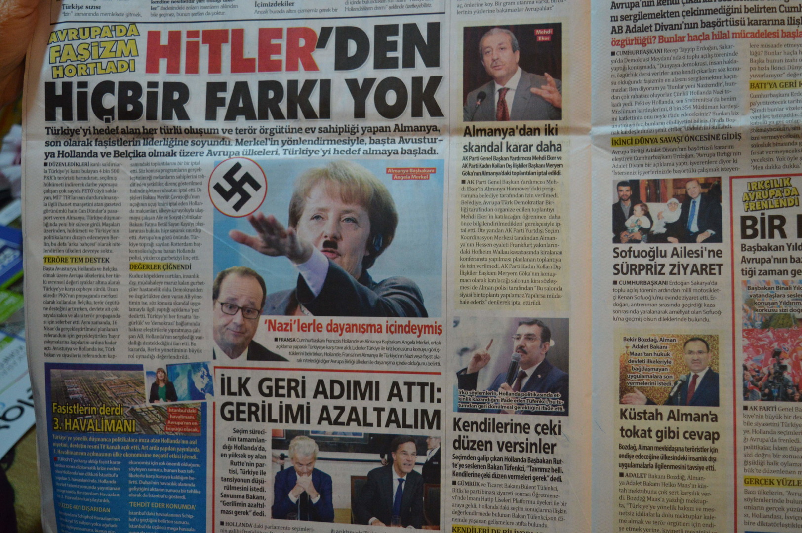 Türkische Zeitung widmet Cover „Frau Hitler“ Merkel