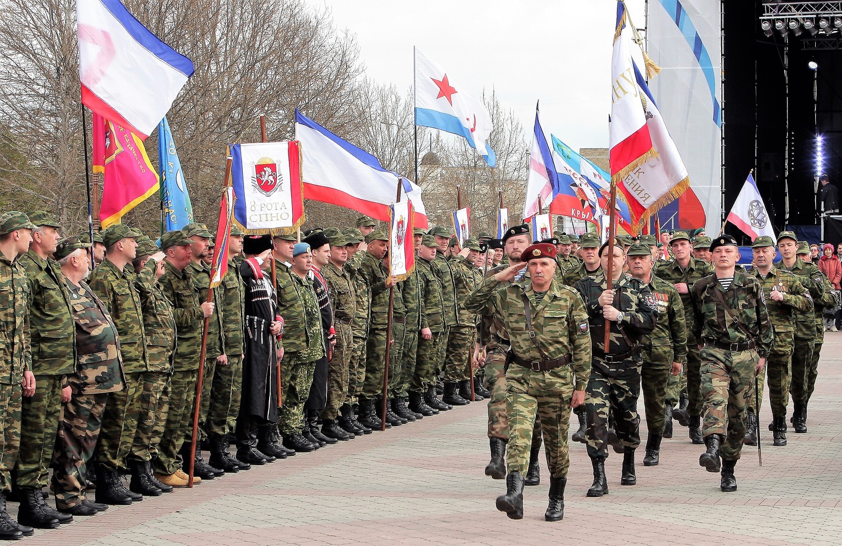 Volkswehr in Simferopol