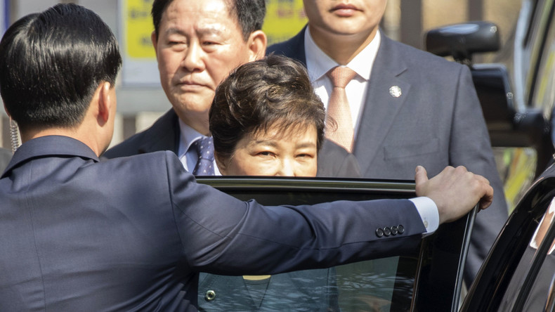 Südkoreanische Ex-Präsidentin Park Geun-hye im Gefängnis verhört