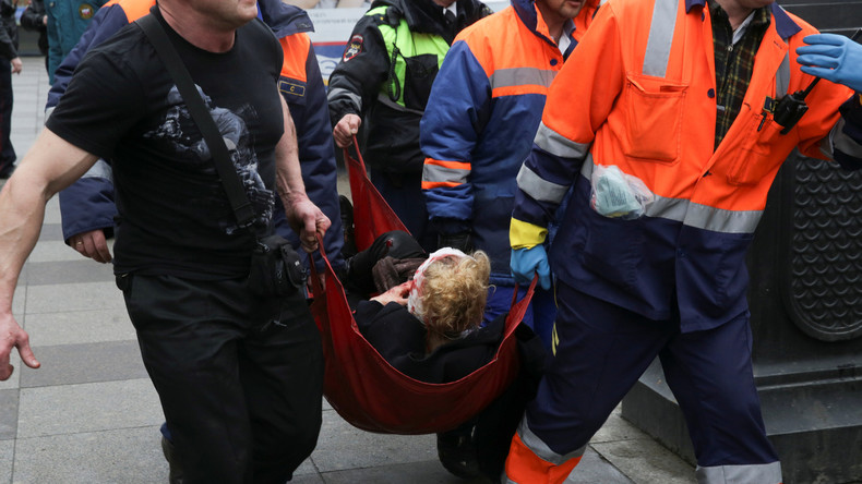 Bombenanschlag in St. Petersburg: Augenzeugen berichten
