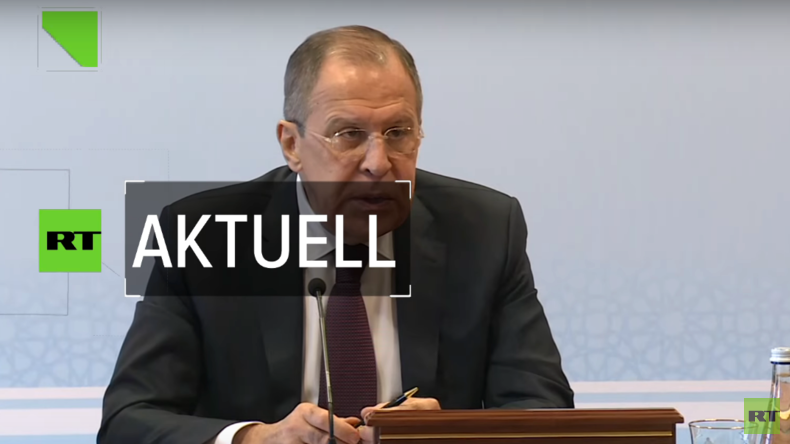 Sergei Lawrow: Stellungnahme zu US-Luftschlag gegen syrischen Stützpunkt