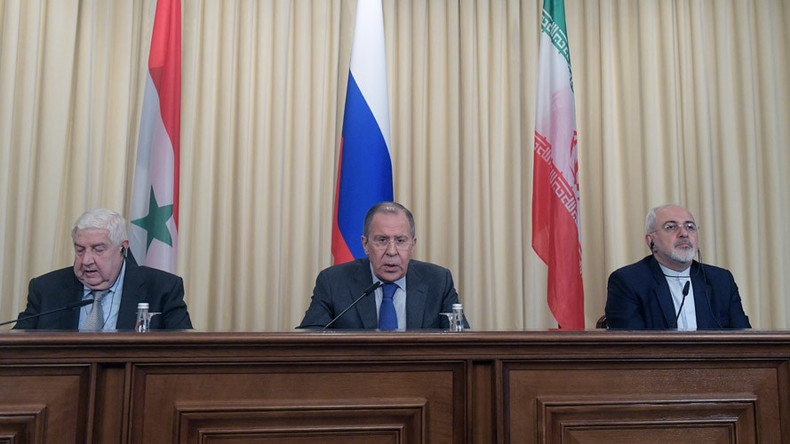 "Keine weiteren US-Angriffe auf Syrien!" fordern Außenminister von Russland, Syrien und Iran
