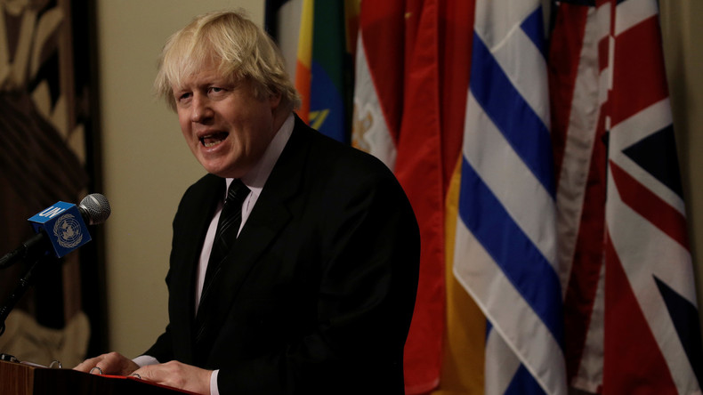 UK-Außenminister Boris Johnson zum Krieg gegen Syrien: Schwer nein zu sagen, wenn die USA uns bitten