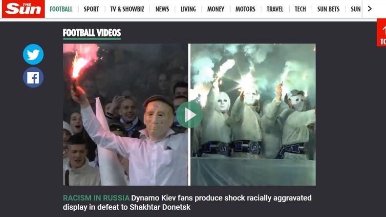 "Rassismus in Russland": The Sun blamiert sich mit Meldung über ukrainische Ultras