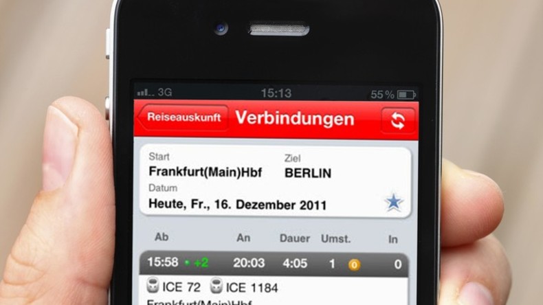 Siemens macht FahrplanApps für Bahnverkehr — RT Deutsch