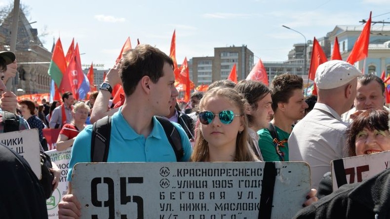 Kundgebungen zum 1. Mai: Russische Gewerkschaften gegen neue Steuern und sinkende Löhne