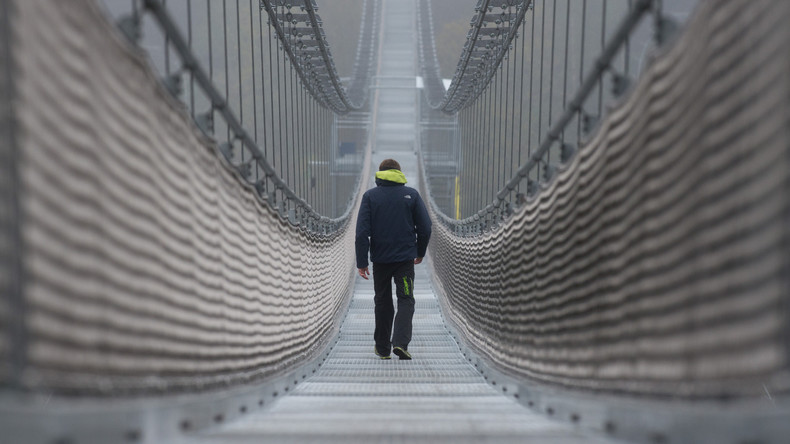 Längste Seilhängebrücke der Welt im Harz eröffnet