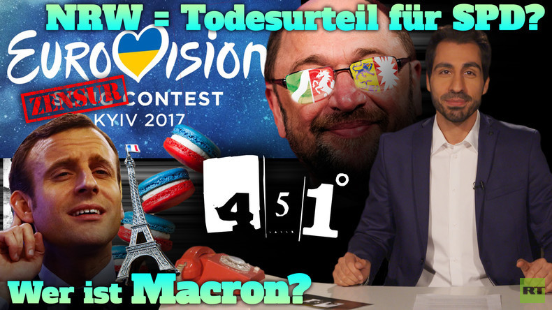 451 Grad || ESC Polit-Poker | Schulz braucht Kraft für NRW | Kaiser Macron ||33