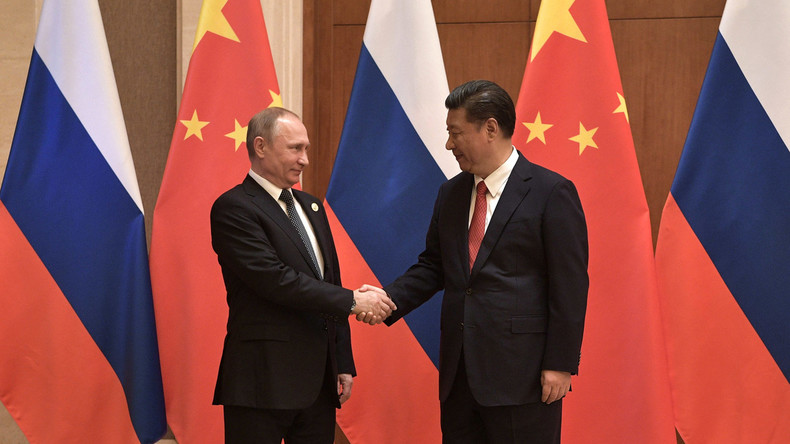 Russlands Präsident Wladimir Putin begrüßt Chinas "Seidenstraßen"-Projekt