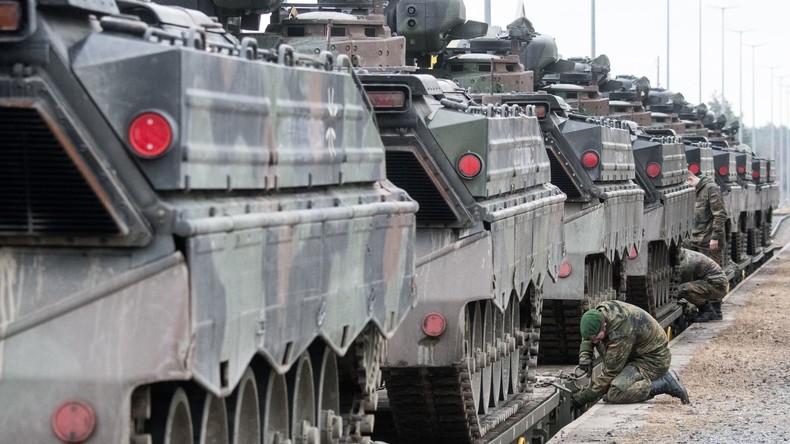 Norwegisches Militärgerät für Nato-Bataillon in Litauen eingetroffen