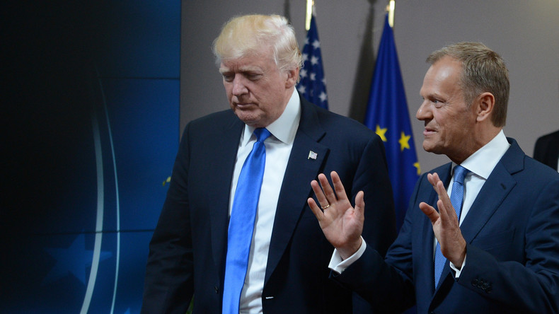 Trump in Brüssel: EU-Ratspräsident Tusk sieht Uneinigkeit mit US-Präsident in Russland-Frage