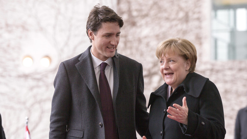 „Fashion-Guru“ Angela Merkel: „Flotte Socken, Justin Trudeau!“