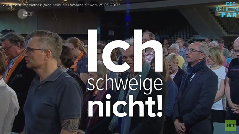 "Ich schweige nicht" - Unbekannter stört Schweigeminute für Flüchtlinge am Kirchentag