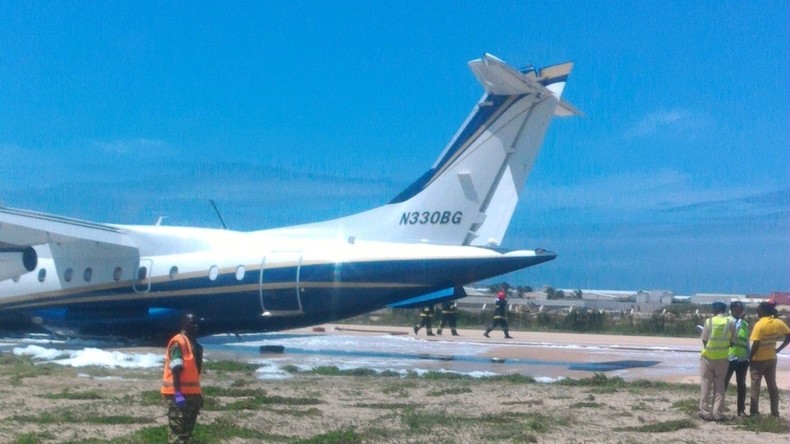 Bruchlandung von Flugzeug einer US-Firma in Somalia