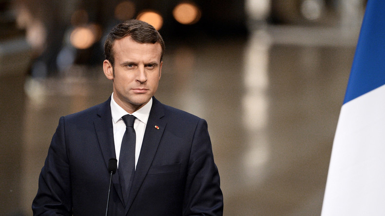 Macron führt faktenfreien Krieg gegen "betrügerische Propaganda" von RT