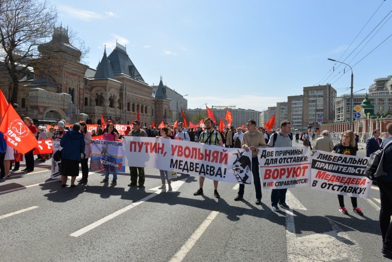 Kundgebungen zum 1. Mai: Russische Gewerkschaften gegen neue Steuern und sinkende Löhne