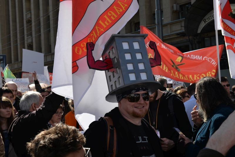 Moskauer demonstrieren gegen neues Gesetz zu Umsiedlung und Wohnungsneubau