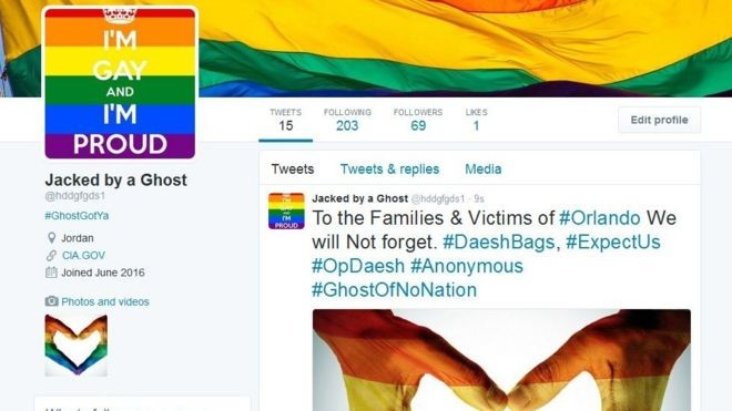 Hacker kapert wieder IS-Twitter-Account und flutet ihn mit Schwulenpornos