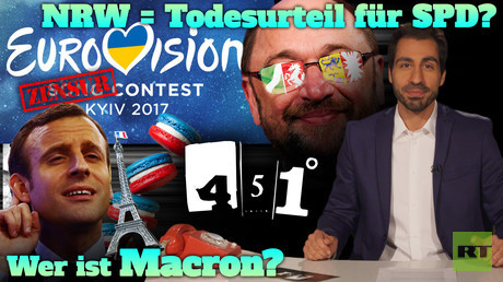 451 Grad || ESC Polit-Poker | Schulz braucht Kraft für NRW | Kaiser Macron ||33