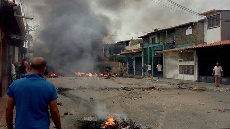 Venezuela: Protestler setzen Geburtshaus von Hugo Chavez in Brand