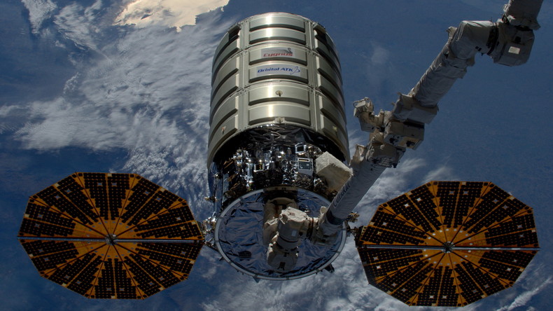 US-Raumfrachter Cygnus dockt von Raumstation ISS ab