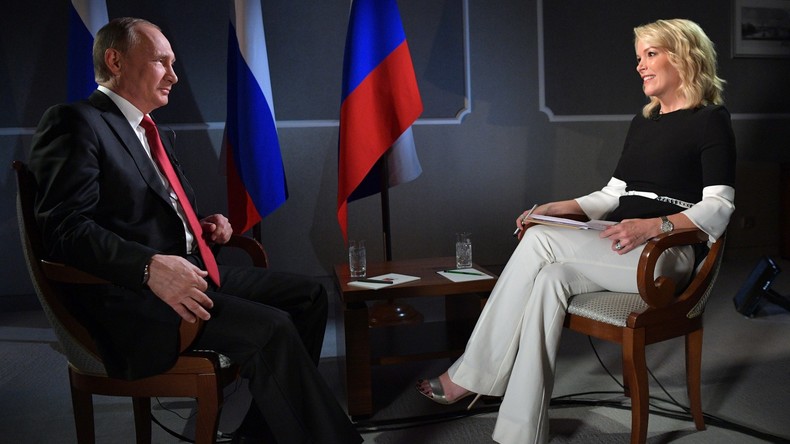Putin zu NBC-Journalistin Kelly: „Ich habe viel engere Beziehungen zu Ihnen als zu Flynn“