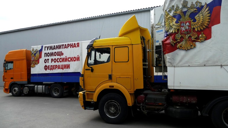 Russland liefert 500 Tonnen humanitäre Hilfe nach Donezk und Lugansk