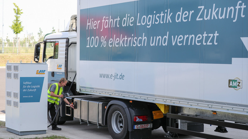 VW und Porsche testen in Zwickau und Leipzig E-Lkw im Werksverkehr