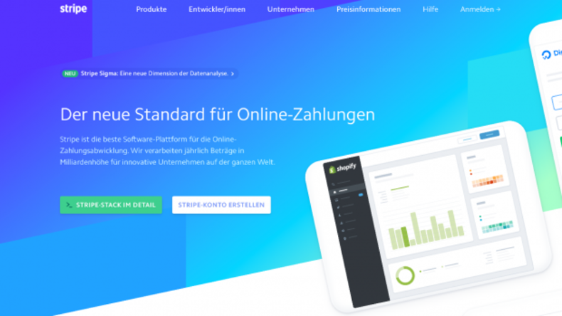 Online-Bezahlservice Stripe startet in Deutschland